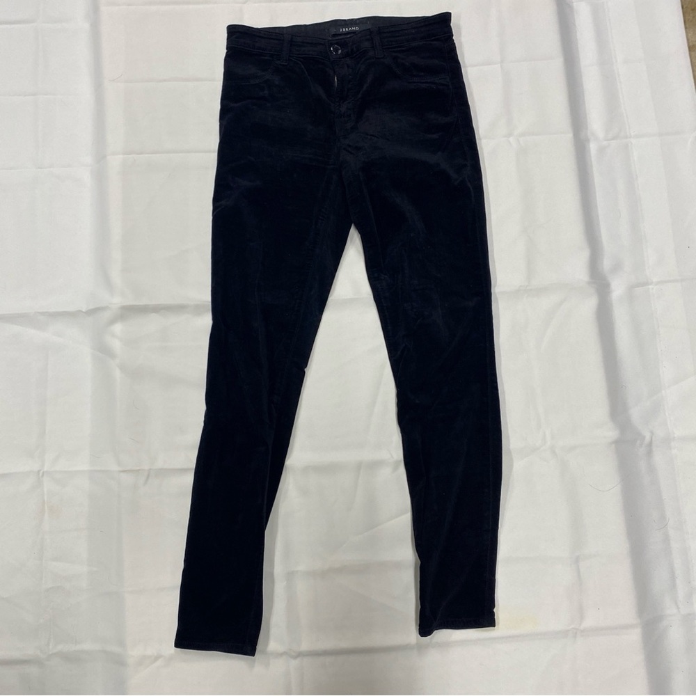 J Brand Women's Black Super Skinny Velvety Jeans Size 28